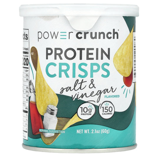 BNRG, Power Crunch® Protein Crisps, Salt & Vinegar, 2.1 oz (60 g)