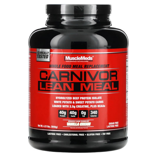 MuscleMeds, Carnivor Lean Meal, Vanilla Cream, 4.21 lbs (1,910 g)