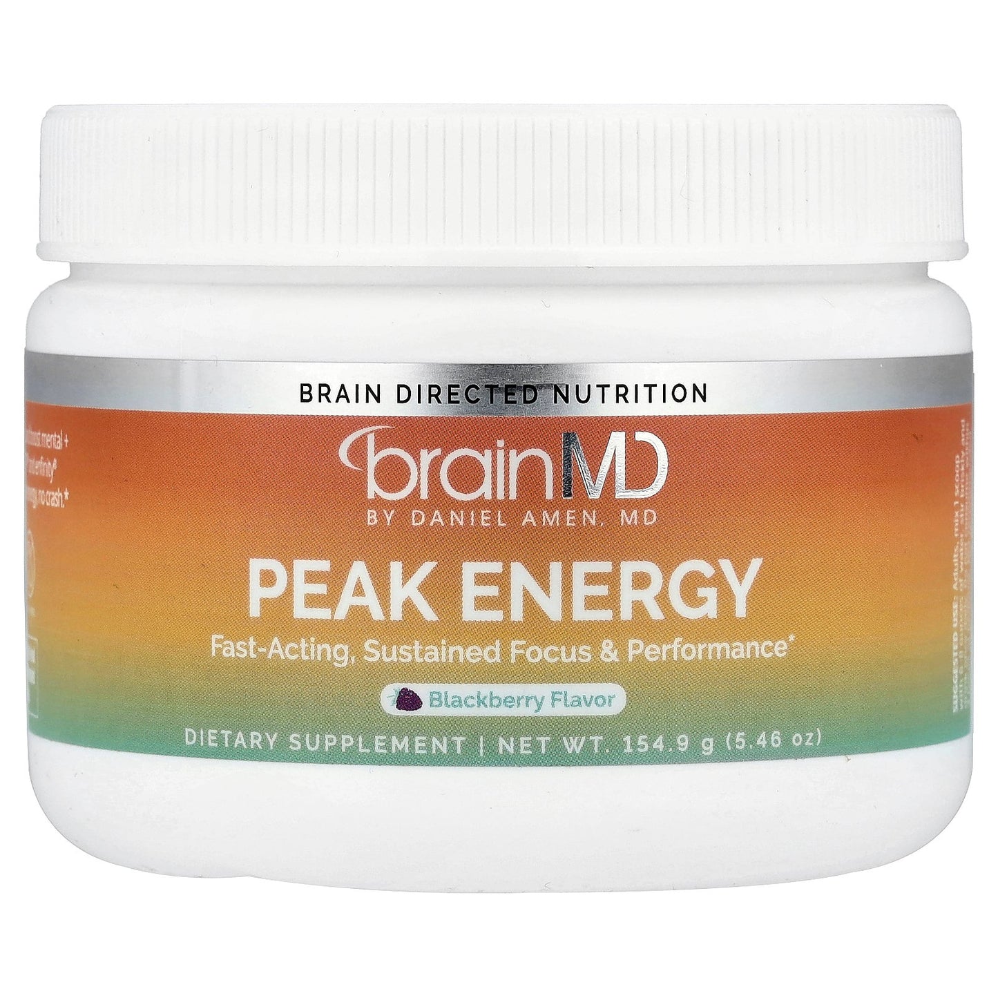 BrainMD, Peak Energy, Blackberry, 5.46 oz (154.9 g)