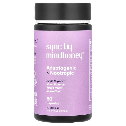 Mindhoney, Sync, Adaptogenic x Nootropic , 60 Capsules