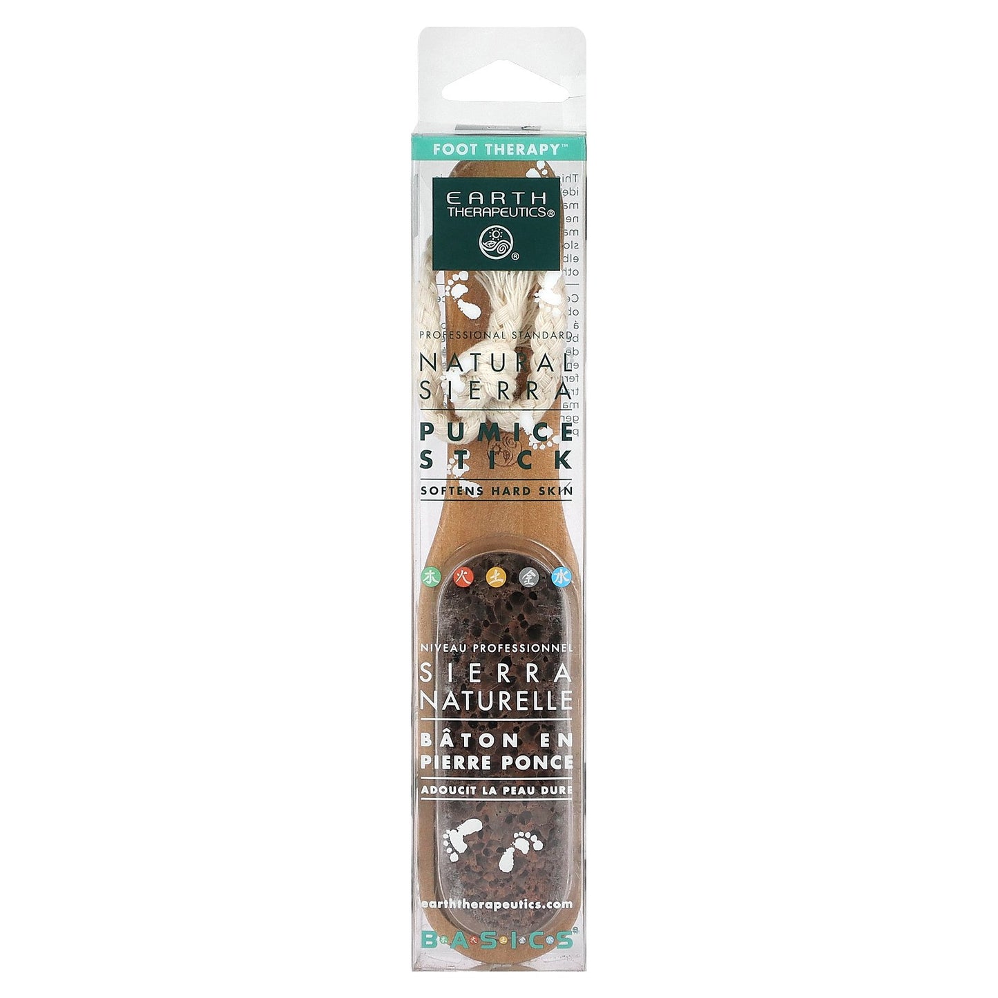 Earth Therapeutics, Basics, Natural Sierra, Pumice Stick, 1 Stick