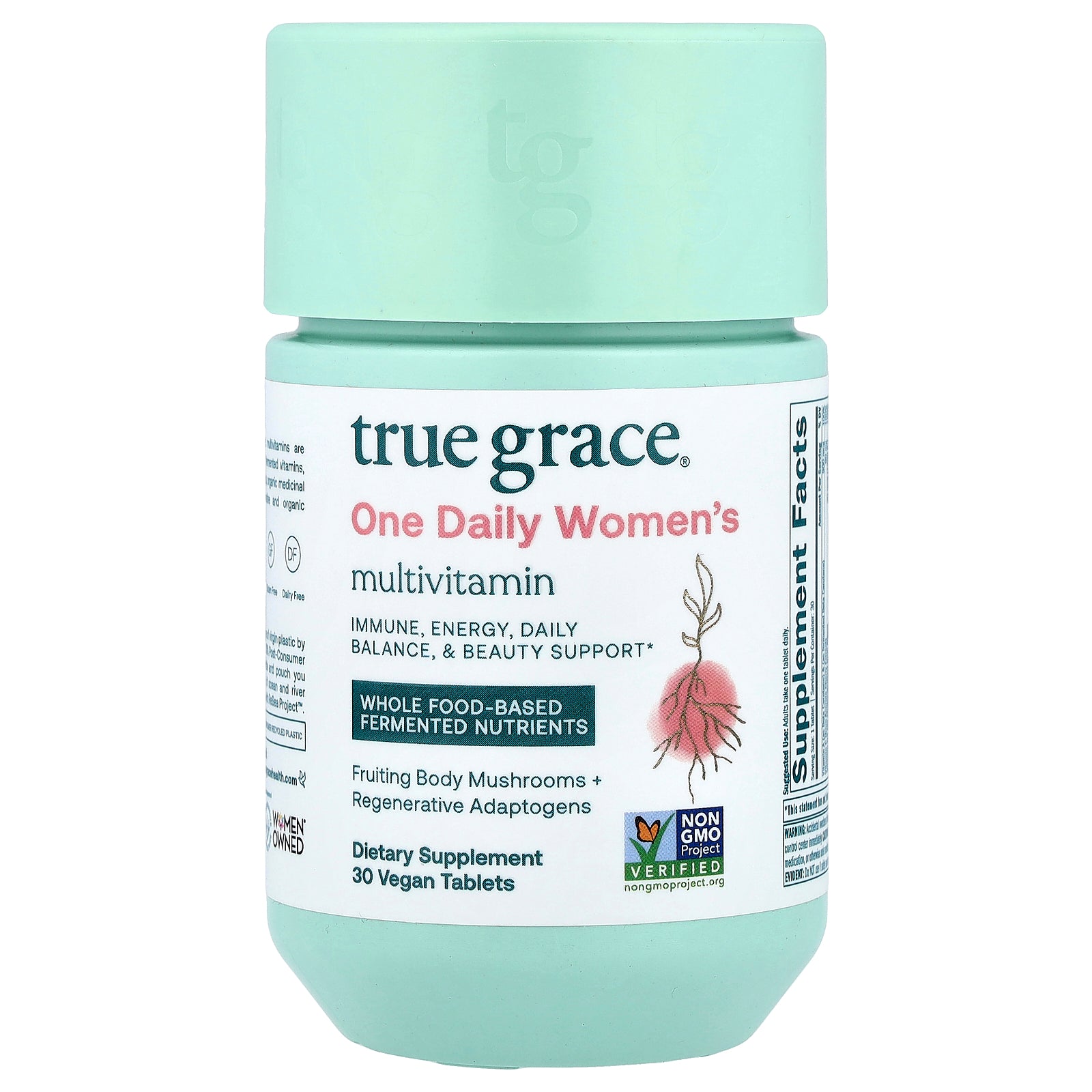 True Grace, One Daily Women's Multivitamin, 30 Vegan Tablets