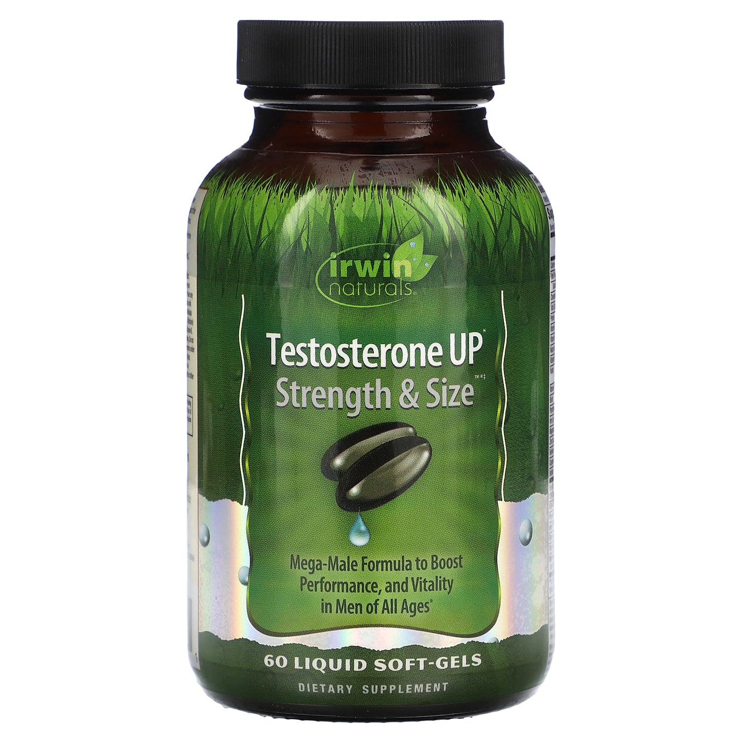 Irwin Naturals, Testosterone Up, Strength & Size, 60 Liquid Softgels