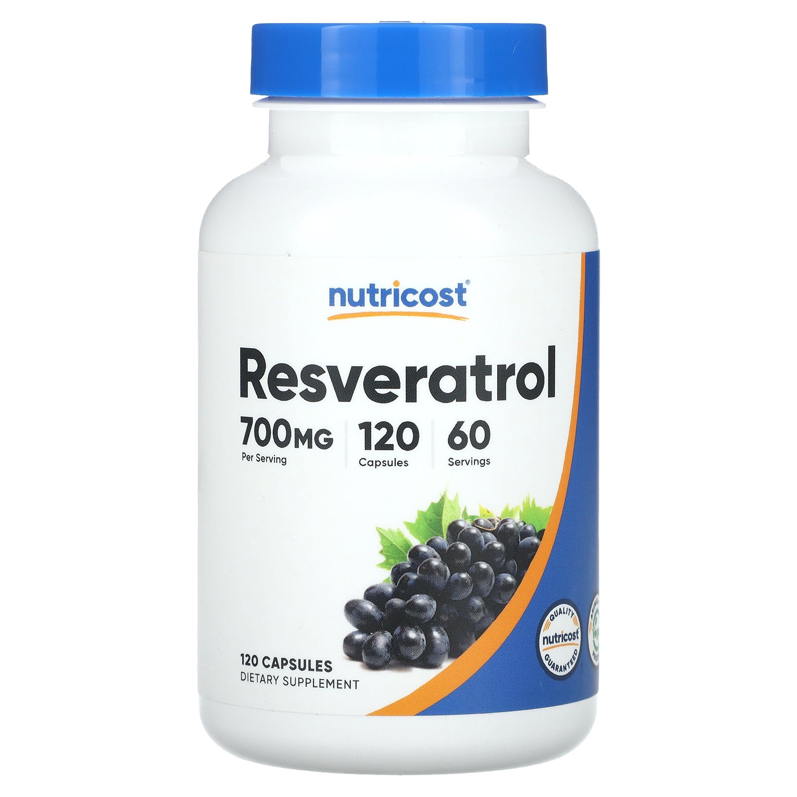 Nutricost, Resveratrol, 700 mg, 120 Capsules (350 mg per Capsule)