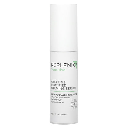 Replenix, Sensitive, Caffeine Fortified Calming Serum, Fragrance Free , 1 fl oz (30 ml)