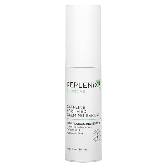 Replenix, Sensitive, Caffeine Fortified Calming Serum, Fragrance Free , 1 fl oz (30 ml)