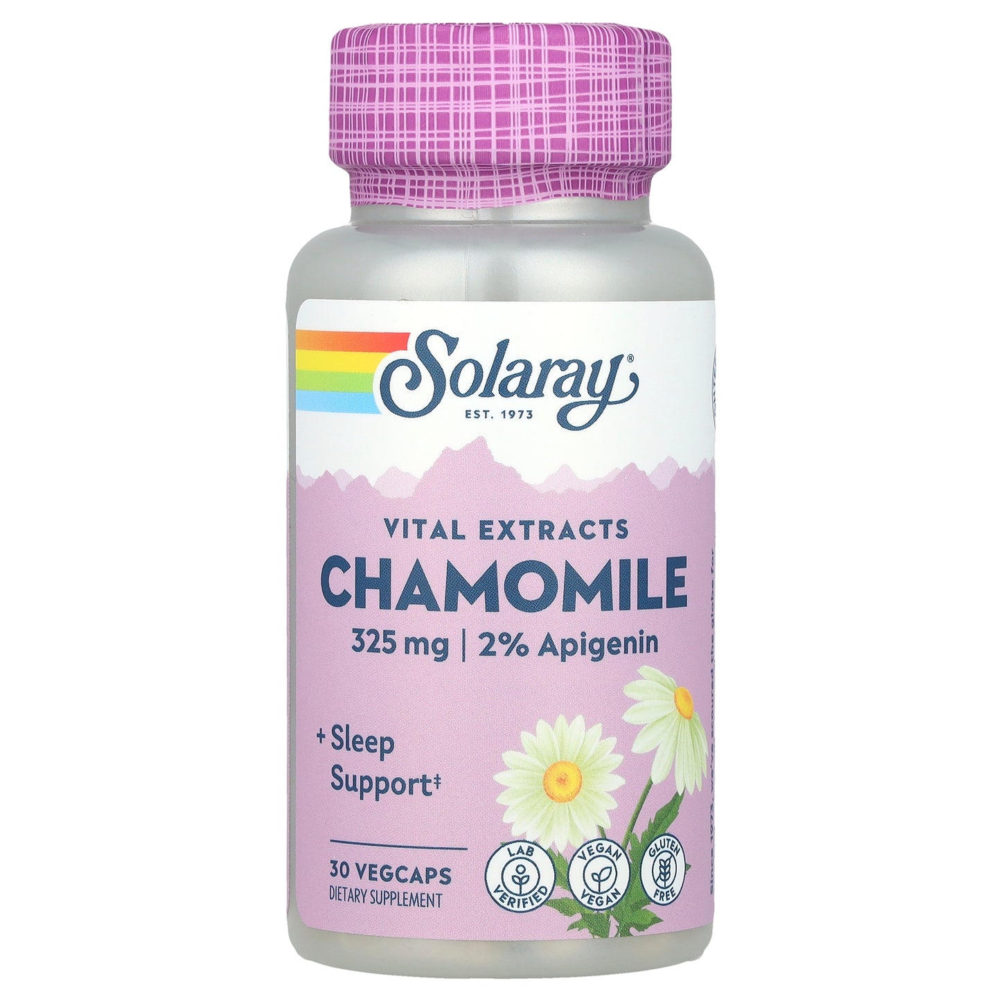 Solaray, Vital Extracts, Chamomile, 325 mg, 30 VegCaps