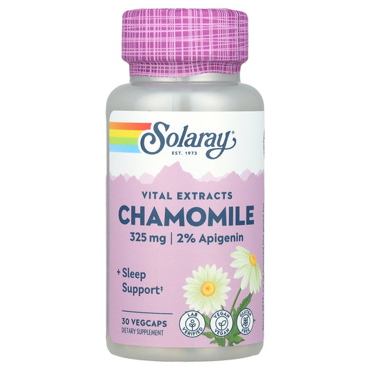 Solaray, Vital Extracts, Chamomile, 325 mg, 30 VegCaps