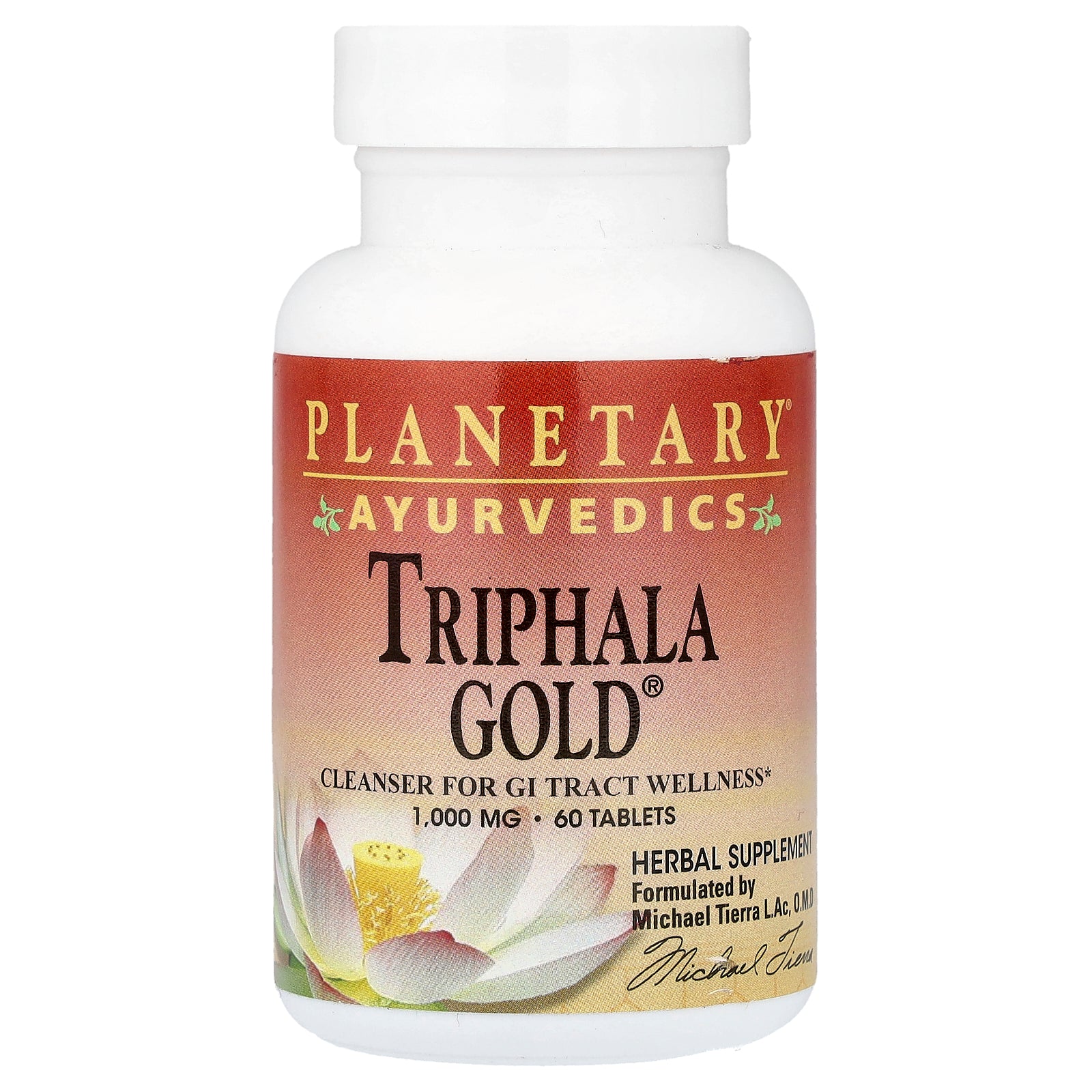 Planetary Herbals, Ayurvedics, Triphala Gold®, 60 Tablets