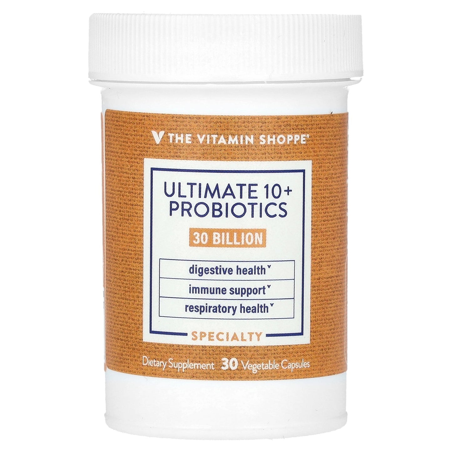 The Vitamin Shoppe, Ultimate 10+ Probiotics, 30 Billion CFU, 30 Vegetable Capsules