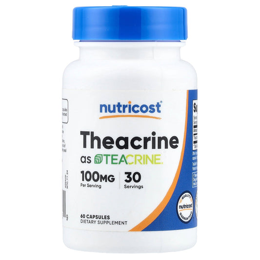 Nutricost, Theacrine as Teacrine®, 60 Capsules (50 mg per Capsule)