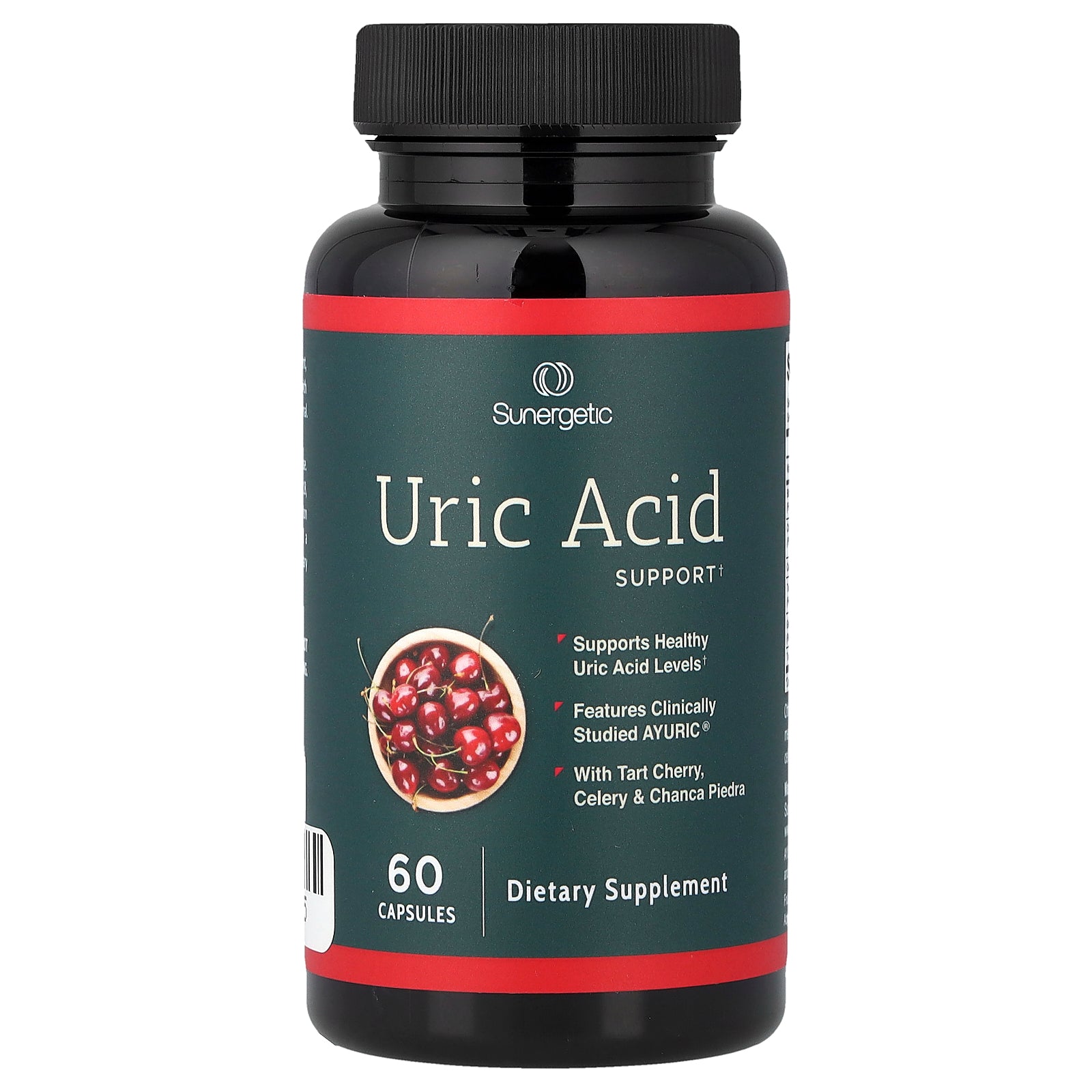Sunergetic, Uric Acid, 60 Capsules