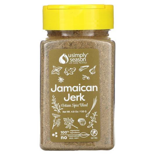 USimplySeason, Artisan Spice Blend, Jamaican Jerk, 4.8 oz (135 g)