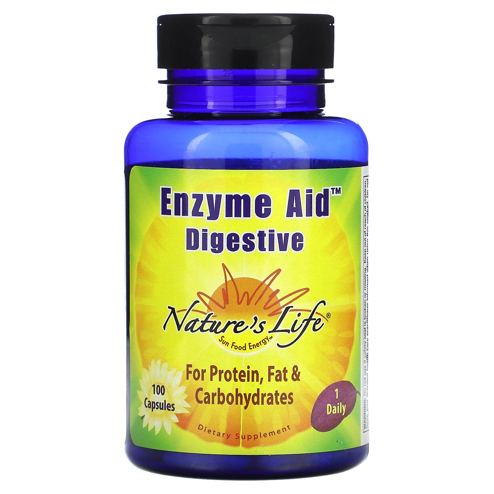 Nature's Life, Enzyme Aid, Digestive, 100 Capsules