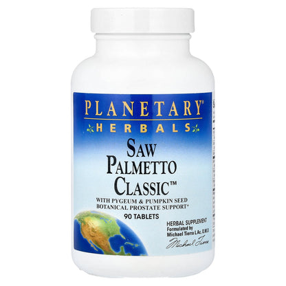 Planetary Herbals, Saw Palmetto Classic™, 90 Tablets