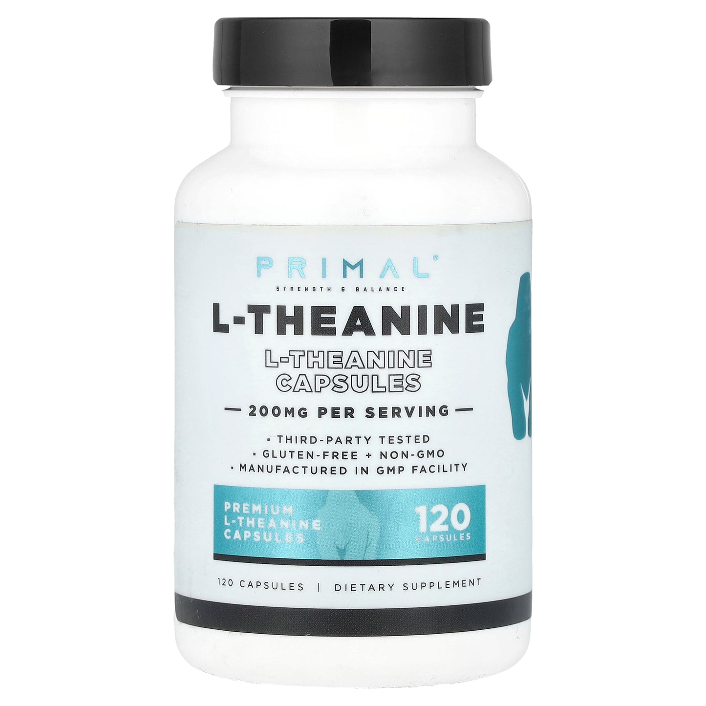 PrePrimal, L-Theanine, 200 mg, 120 Capsules