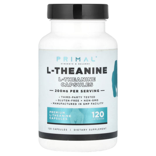 PrePrimal, L-Theanine, 200 mg, 120 Capsules