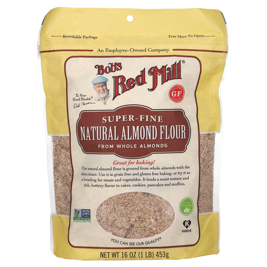 Bob's Red Mill, Natural Almond Flour, Super Fine, 16 oz (453 g)