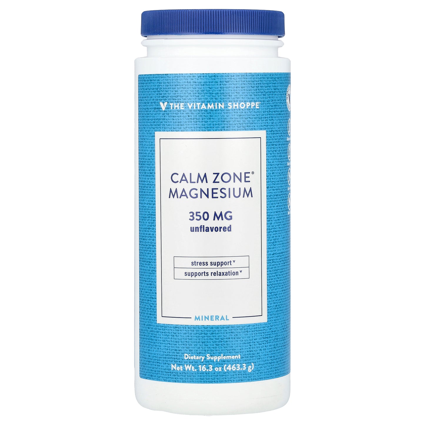 The Vitamin Shoppe, Calm Zone®, Magnesium, Unflavored, 16.3 oz (463.3 g)