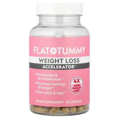 Flat Tummy, Weight Loss Accelerator, 60 Capsules