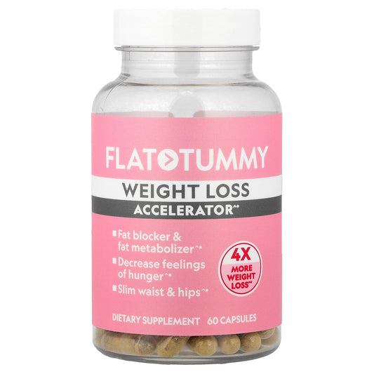 Flat Tummy, Weight Loss Accelerator, 60 Capsules