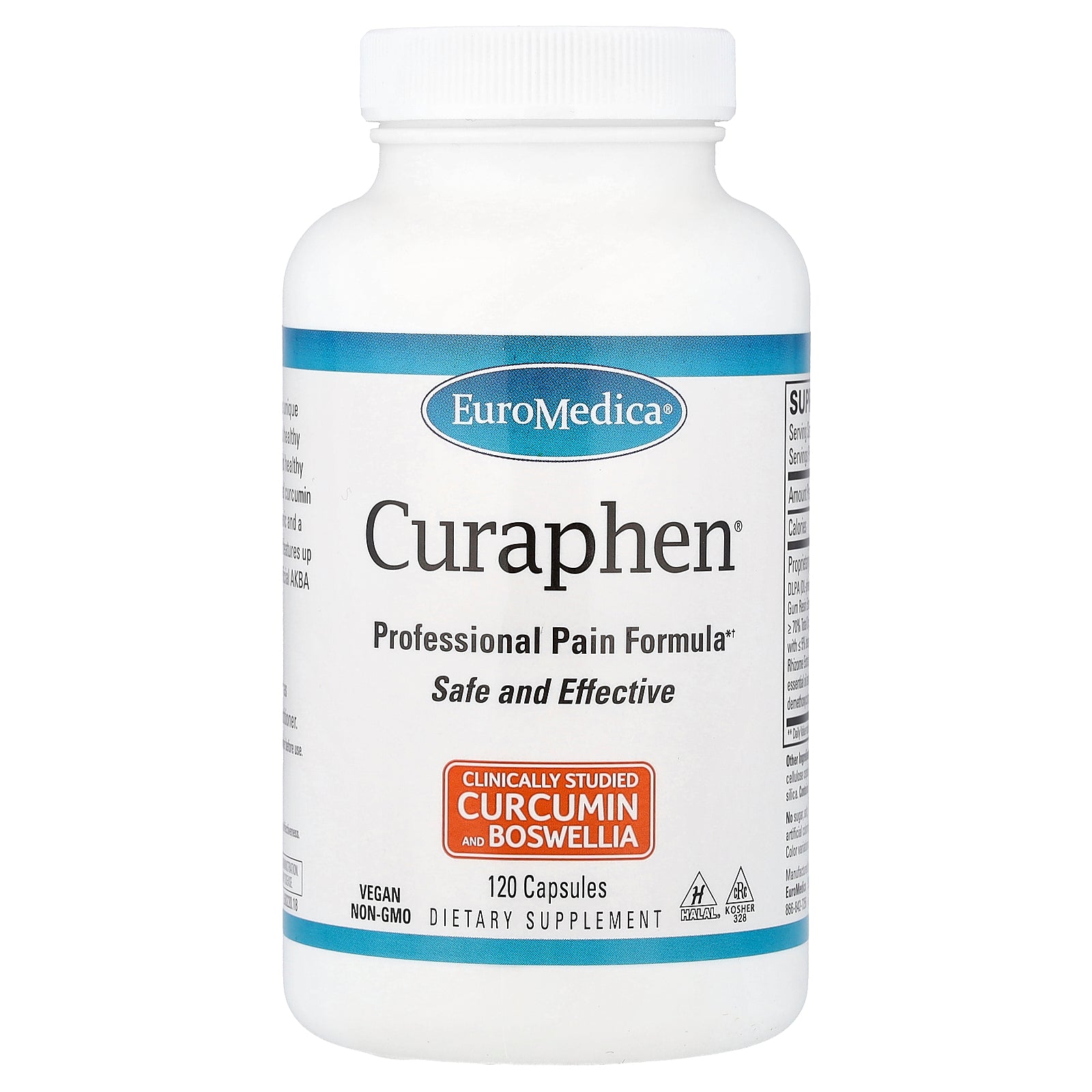 EuroMedica, Curaphen®, 120 Capsules