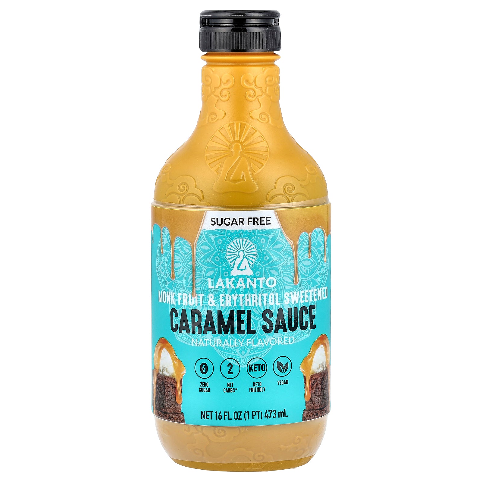 Lakanto, Caramel Sauce, 16 fl oz (473 ml)