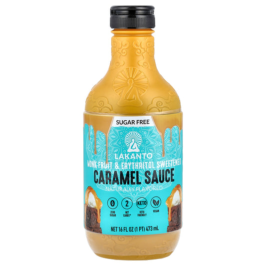 Lakanto, Caramel Sauce, 16 fl oz (473 ml)