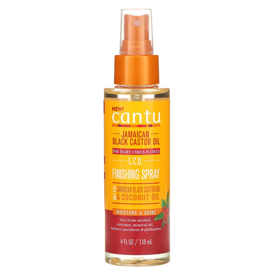 Cantu, Jamaican Black Castor Oil, L.C.O. Finishing Spray, 4 fl oz (118 ml)