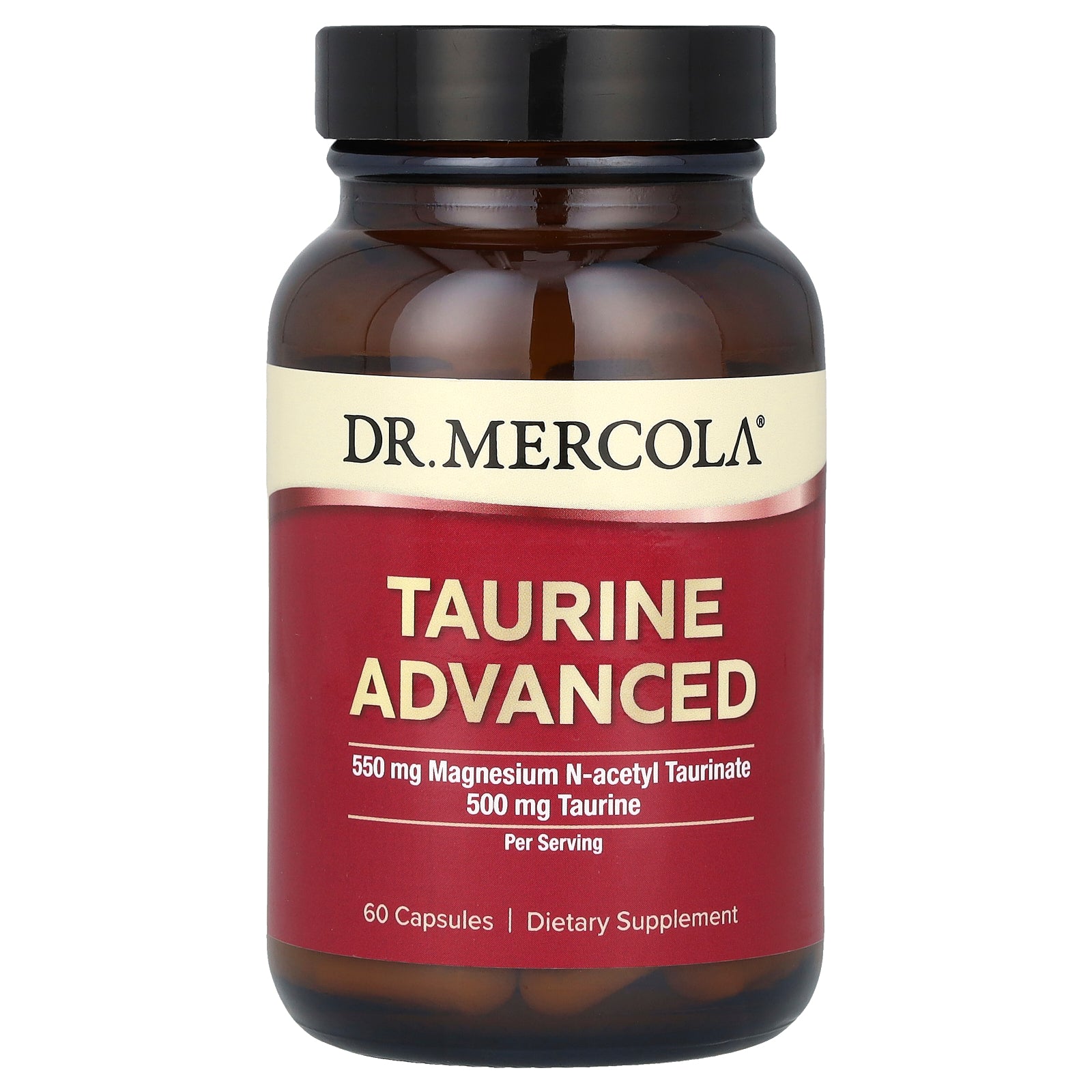 Dr. Mercola, Taurine Advanced, 60 Capsules