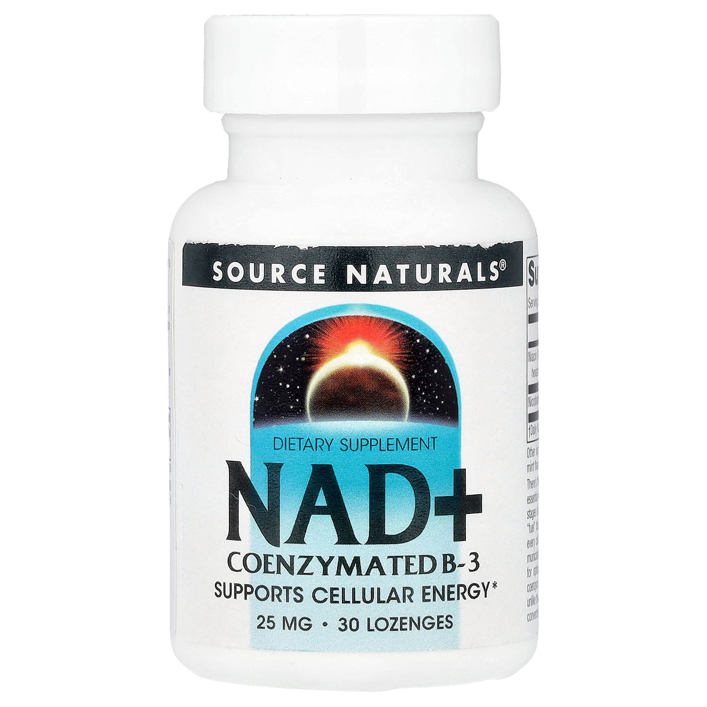 Source Naturals, NAD+, Coenzymated B-3, 30 Lozenges