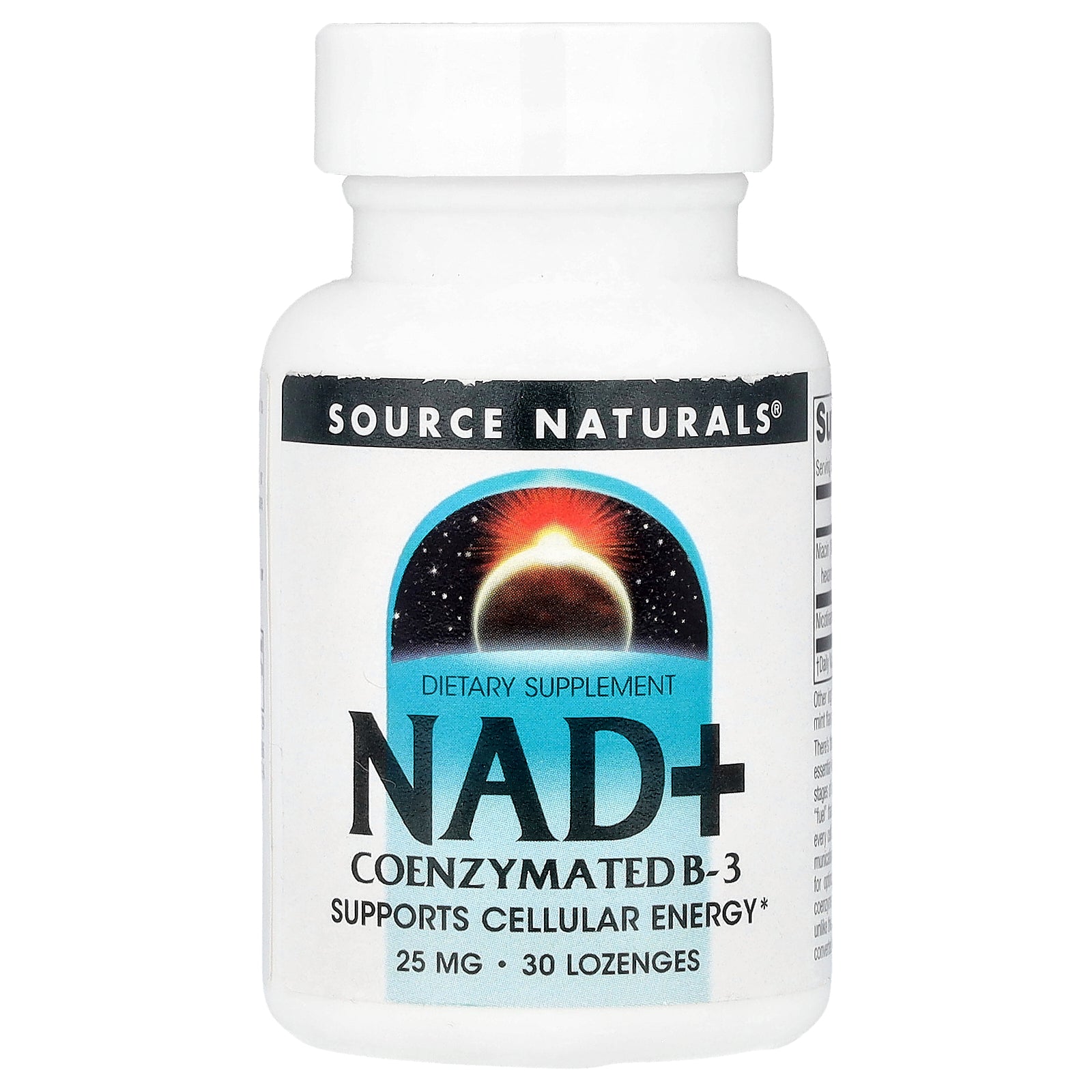 Source Naturals, NAD+, Coenzymated B-3, 30 Lozenges
