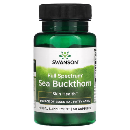 Swanson, Full Spectrum Sea Buckthorn, 60 Capsules