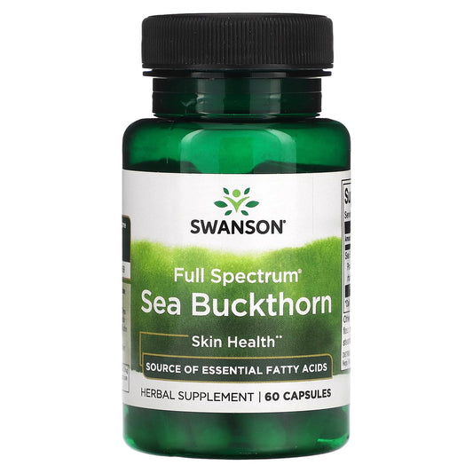 Swanson, Full Spectrum Sea Buckthorn, 60 Capsules