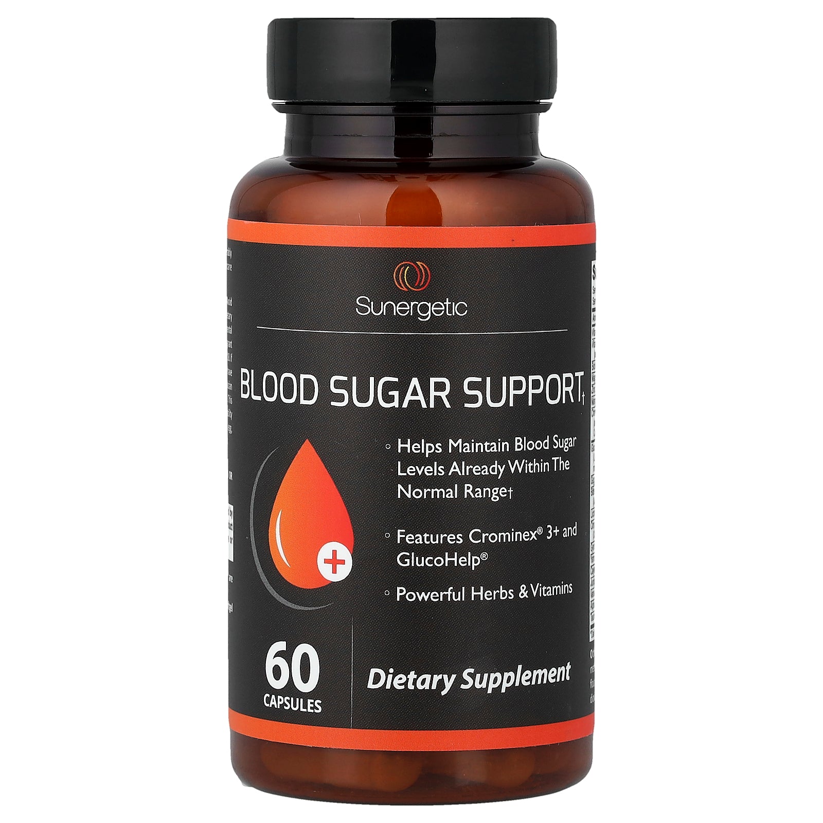 Sunergetic, Blood Sugar Support, 60 Capsules