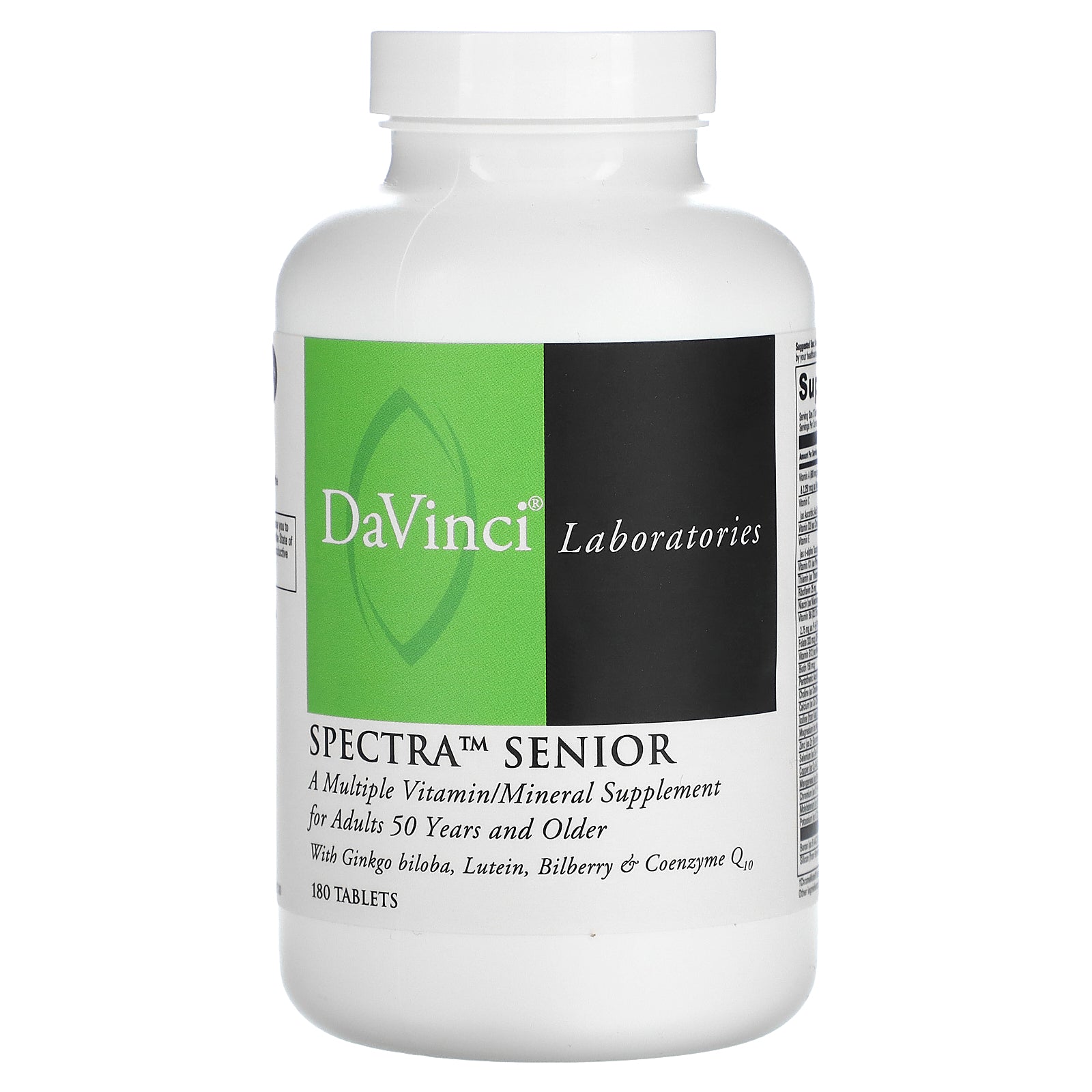 DaVinci Laboratories, Spectra Senior, 180 Tablets