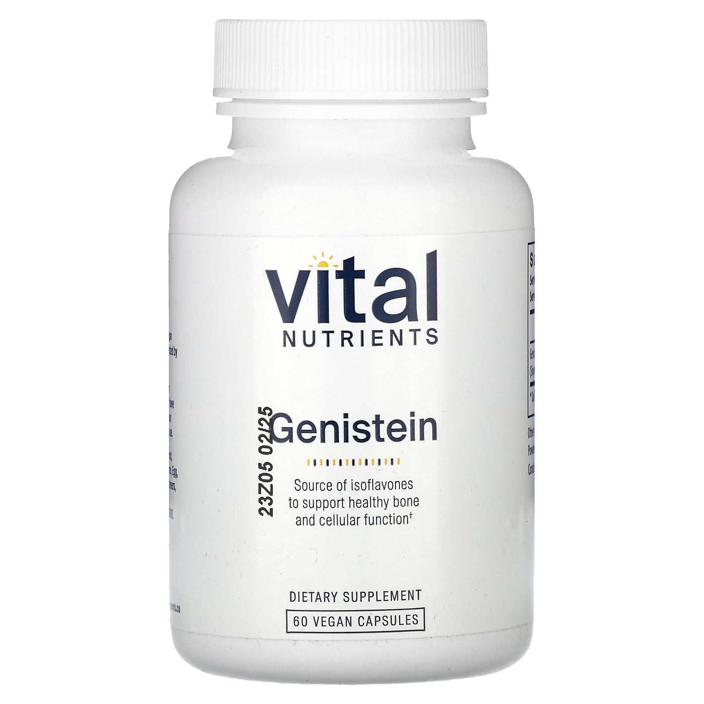 Vital Nutrients, Genistein, 60  Vegan Capsules (125 mg per Capsule)