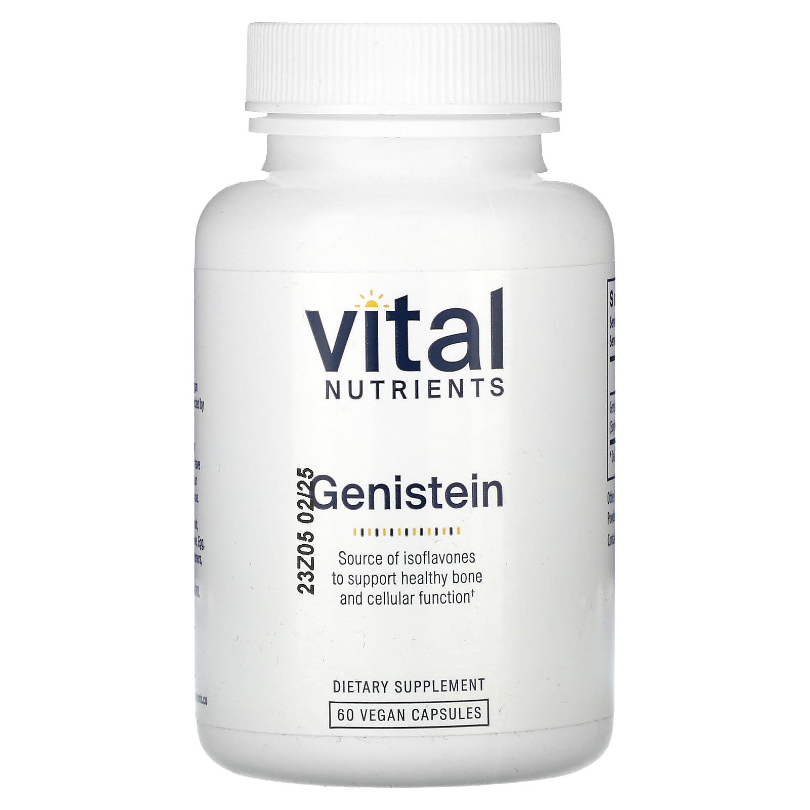 Vital Nutrients, Genistein, 60  Vegan Capsules (125 mg per Capsule)