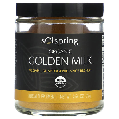 Dr. Mercola, Solspring®, Organic Golden Milk, 2.64 oz (75 g)