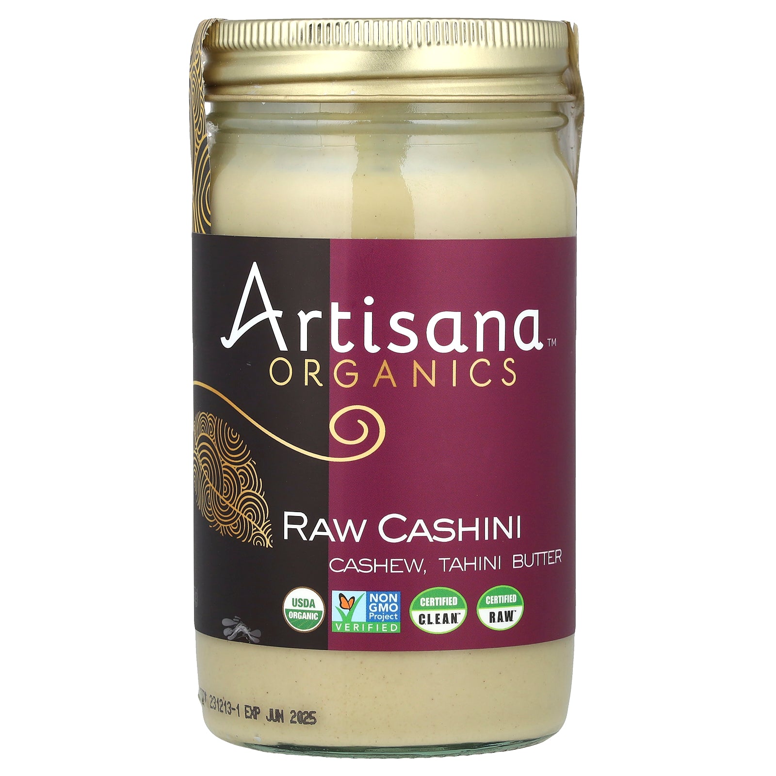 Artisana, Organics, Raw Cashini, Cashew, Tahini Butter, 14 oz (397 g)