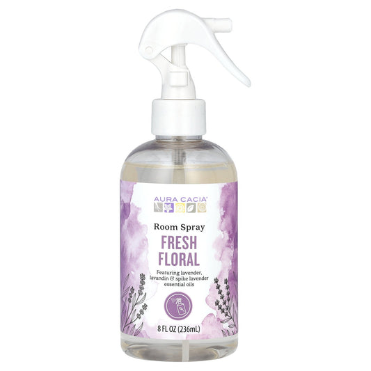 Aura Cacia, Room Spray, Fresh Floral, 8 fl oz (236 ml)