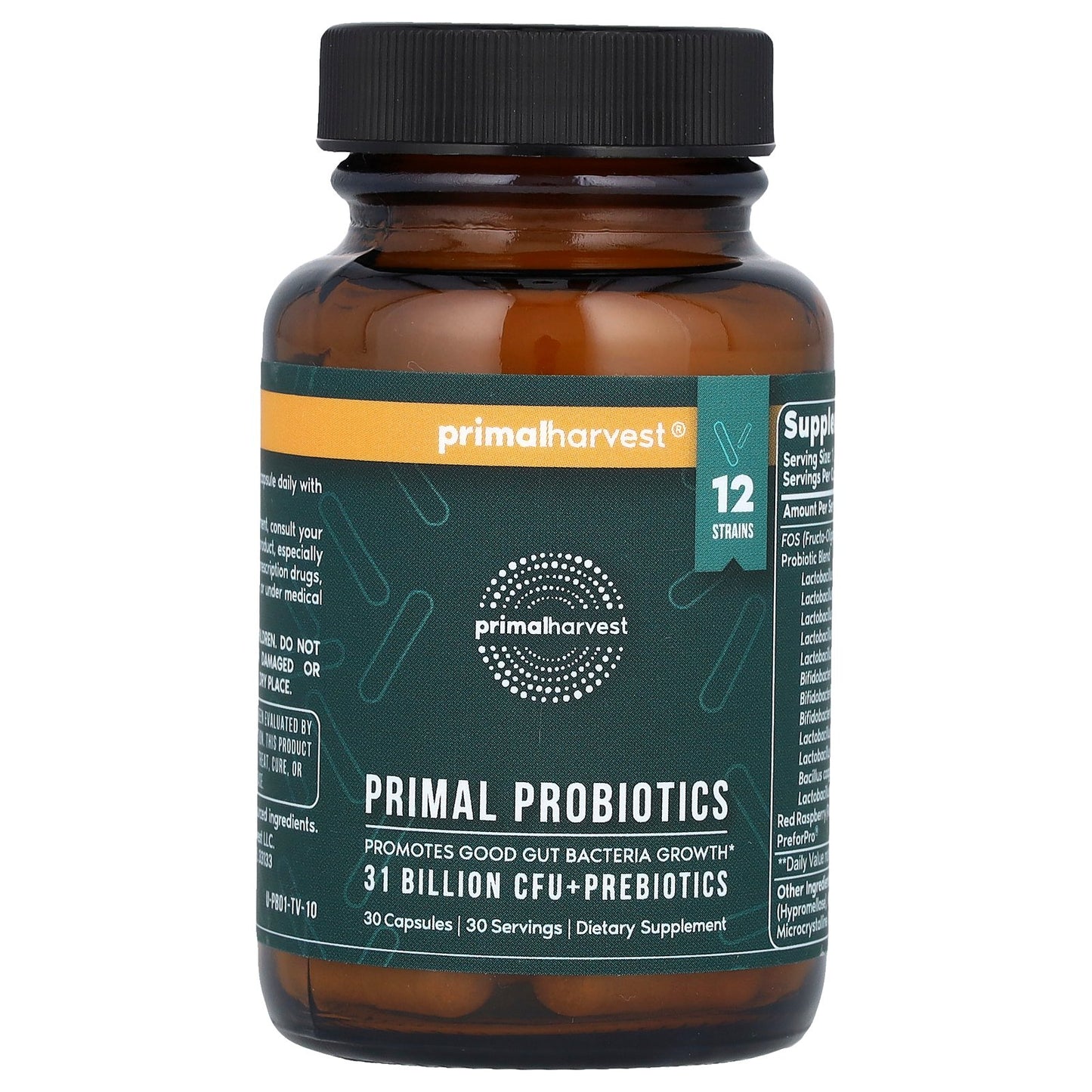 Primal Harvest, Primal Probiotics, 31 Billion CFU, 30 Capsules