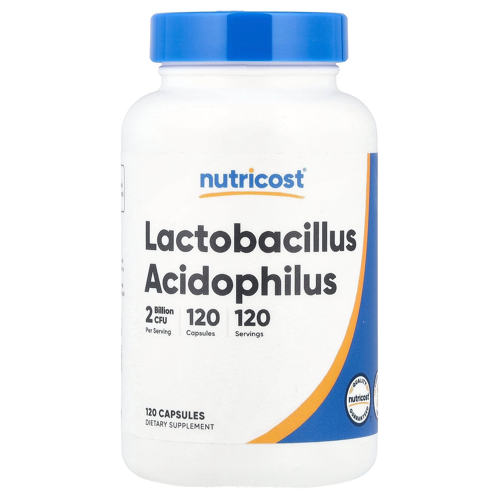 Nutricost, Lactobacillus Acidophilus, 50 mg (2 Billion CFU), 120 Capsules