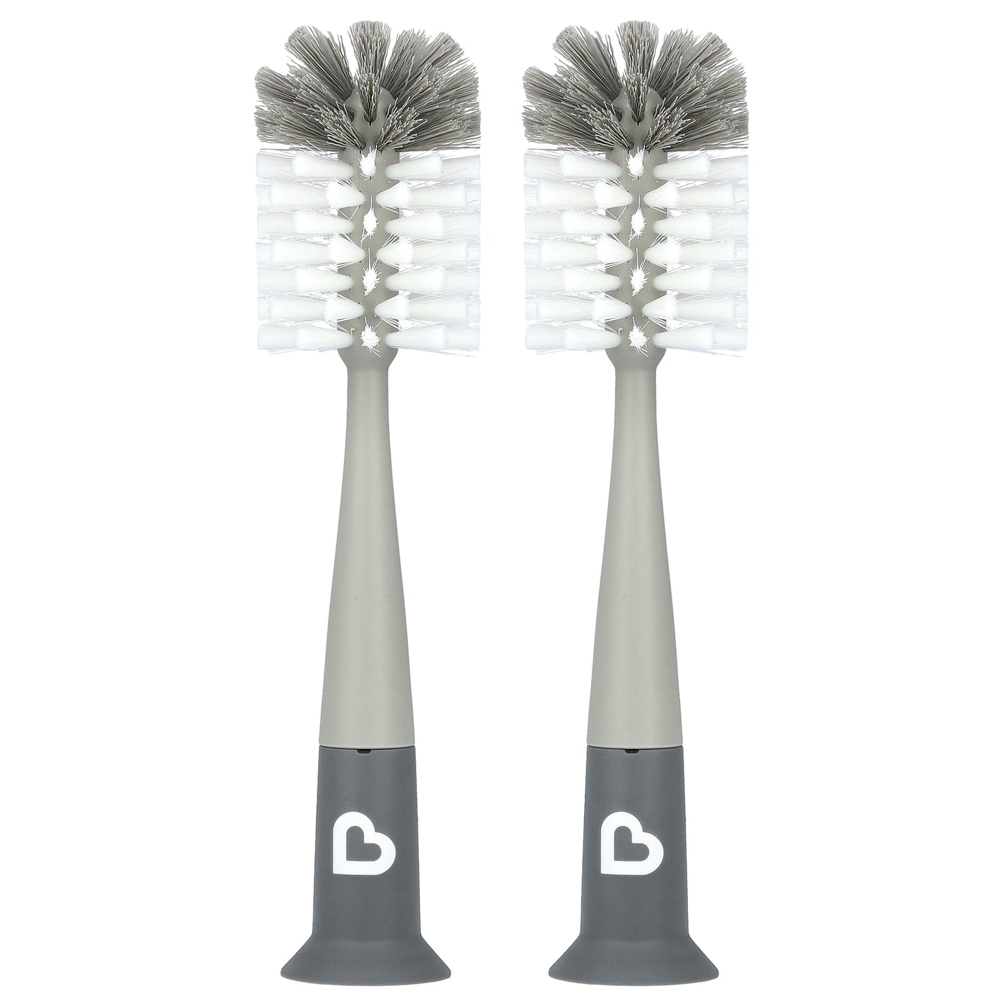 Munchkin, Bristle™ Bottle Brush, Grey, 2 Count