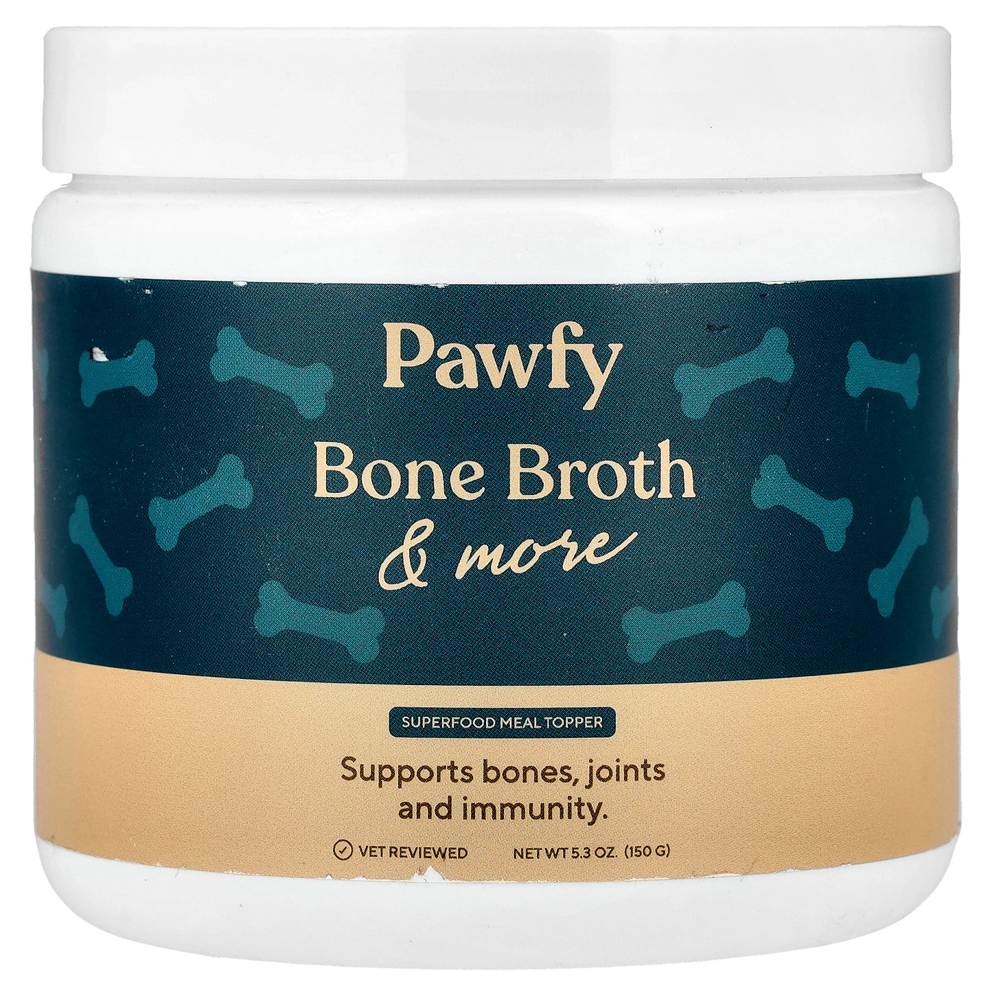 Pawfy, Bone Broth & More, 5.3 oz (150 g)