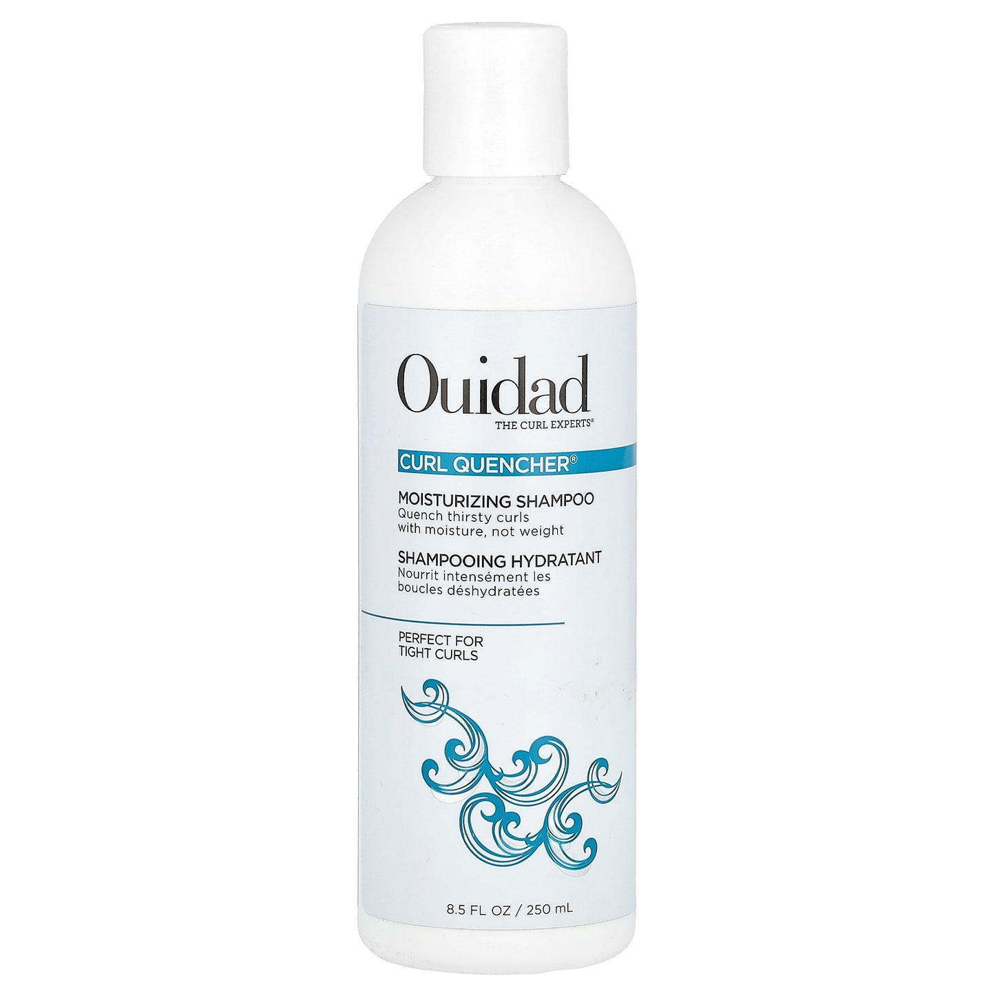 Ouidad, Curl Quencher®, Moisturizing Shampoo, Tight Curls, 8.5 fl oz (250 ml)