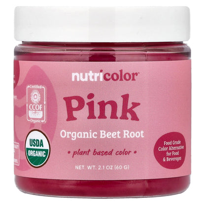 Nutricost, Nutricolor™, Pink Organic Beet Root, 2.1 oz (60 g)