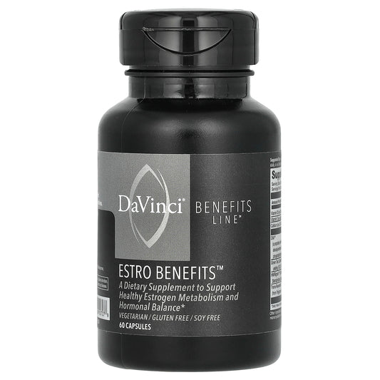 DaVinci Laboratories of Vermont, Benefits Line, Estro Benefits, 60 Capsules