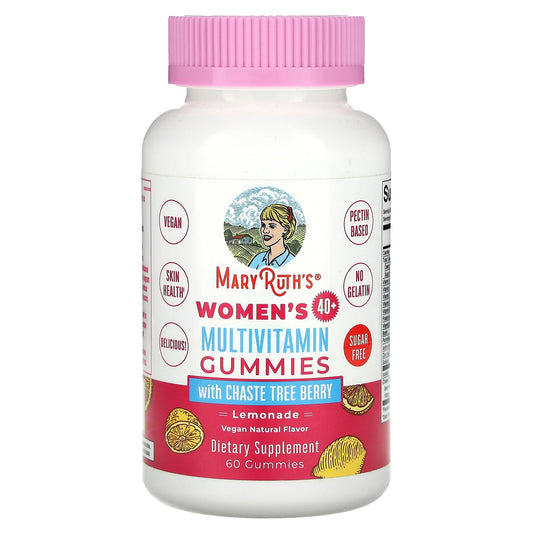 MaryRuth's, Women's 40+ Multivitamin Gummies With Chaste Tree Berry, Lemonade, 60 Gummies