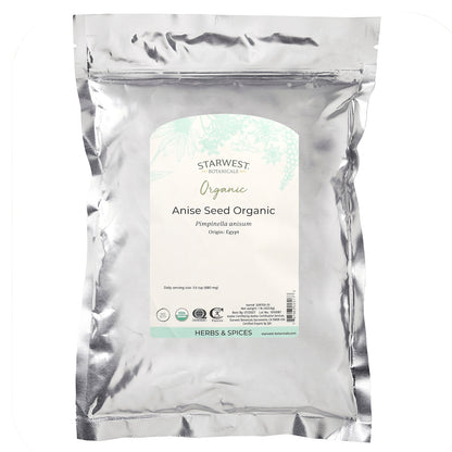 Starwest Botanicals, Organic Anise Seed , 1 lb (453.6 g)